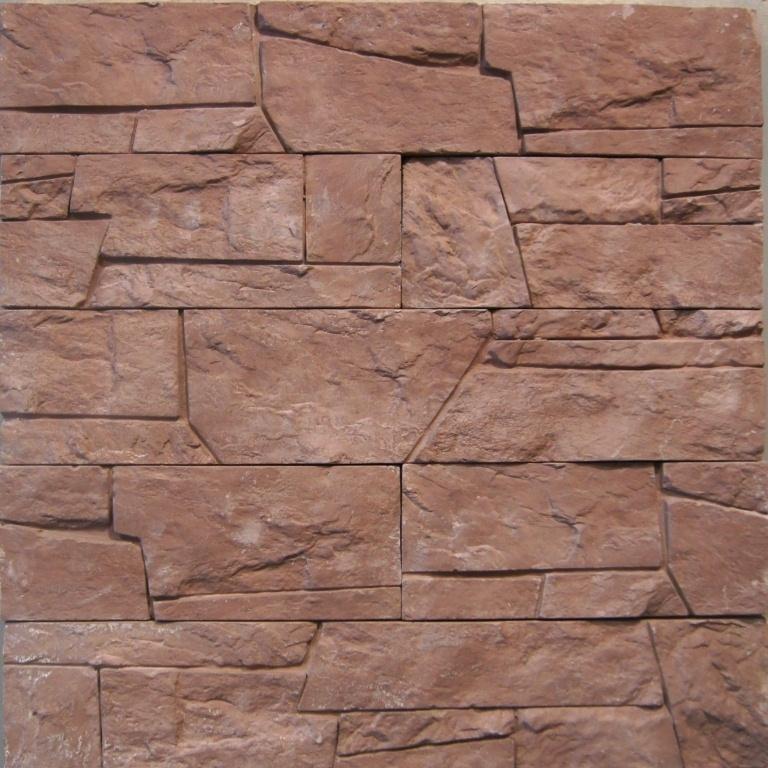 Фасадная и интерьерная плитка Сланец крупно-слоистый коричневый