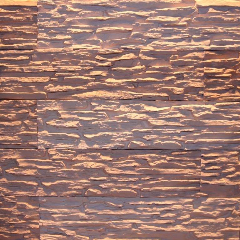 Фасадная и интерьерная плитка «Сланец мелко-слоистый светло-бежевый» - производитель компания Бруквест, Новосибирск