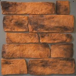 Фасадная и интерьерная плитка - Булыжник оранжевый