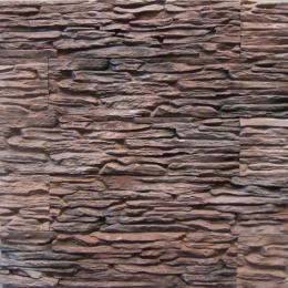 Фасадная и интерьерная плитка - Сланец мелко-слоистый темно-коричневый